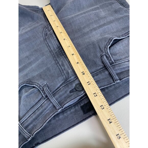 Mother The Hustler Ankle Fray Jeans Gray Size 28 Lightning Up lantern 25" inseam - Picture 7 of 16